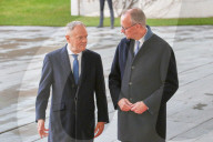 Empfang des polnischen Ministerpraesidenten im Kanzleramt