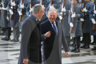 Empfang des polnischen Ministerpraesidenten im Kanzleramt