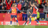 Spanien gewinnt gegen Deutschland das UEFA Women's Nations League Final in Madrid