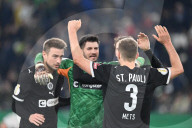 Fussball / DFB Pokal / Borussia Moenchengladbach  - FC St. Pauli  1-2