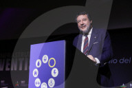 Matteo Salvini At Infrastruttura Ventisei - Rome