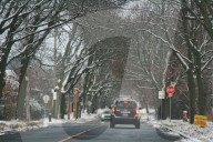 Cold Winter Day In Toronto, Canada