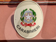 Official Carabinieri Police Station Sign On Police Station Building