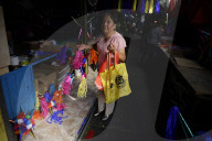 Vendors Make Piñatas And Sell Christmas Trees In Mexico City