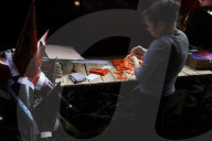 Vendors Make Piñatas And Sell Christmas Trees In Mexico City