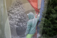 Vendors Make Piñatas And Sell Christmas Trees In Mexico City