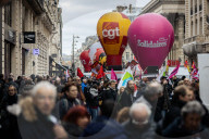 Inter-Union Demonstration Against The Austerity Budget, In Paris 