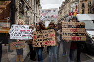 Inter-Union Demonstration Against The Austerity Budget, In Paris 