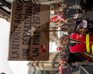 Inter-Union Demonstration Against The Austerity Budget, In Paris 