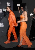 PEOPLE - Timothee Chalamet und Kylie Jenner in Orange an Screening in LA