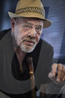 Billy Graham at his home in Manchester