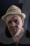 Billy Graham at his home in Manchester