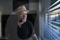 Billy Graham at his home in Manchester