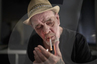 Billy Graham at his home in Manchester