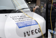 Metropolitan Police Facial Recognition van parked in Oxford Street, London