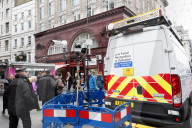 Metropolitan Police Facial Recognition van parked in Oxford Street, London