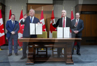 Signing Ceremony Between Doug Ford and Mark Carney - Ottawa