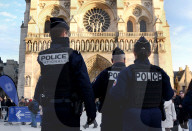 Security Measures At Notre Dame de Paris - Paris