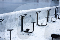 Icicles Hang Over Scenic Views - Vladivostok