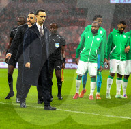 The Crown Prince of Morocco at CAN 2025 - Morocco v Comoros