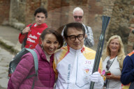 Jackie Chan Holds the Milan Cortina 2026 Olympic Flame - Pompeii