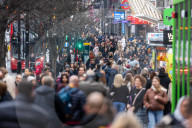 Christmas Shoppers West End, London 