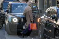 Actor Bill Nighy does some last minute Christmas shopping