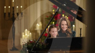 Kate Middleton and daughter Charlotte piano duet