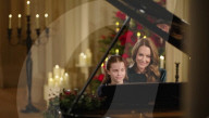 Kate Middleton and daughter Charlotte piano duet