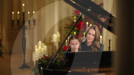Kate Middleton and daughter Charlotte piano duet