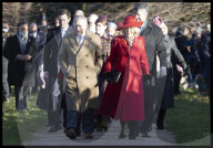 Christmas Day church service at Sandringham