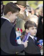 Christmas Day church service at Sandringham