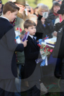 Christmas Day church service at Sandringham