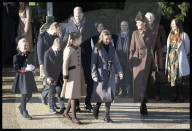 Christmas Day church service at Sandringham