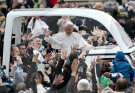 Pope Leo XIV Greets Faithful After Christmas Morning Mass - Vatican