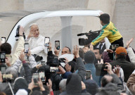 Pope Leo XIV Greets Faithful After Christmas Morning Mass - Vatican