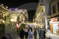 Festive Atmosphere on Christmas Eve in Syria - Damascus