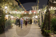 Festive Atmosphere on Christmas Eve in Syria - Damascus