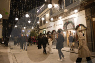 Festive Atmosphere on Christmas Eve in Syria - Damascus