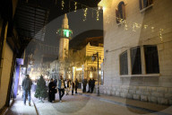 Festive Atmosphere on Christmas Eve in Syria - Damascus