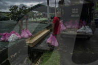 Military Aid Distribution After Tropical Cyclone in Aceh - Indonesia