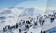 Skiing in Kashmir