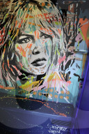 Illustration - Brigite Bardot Art Installation - Paris