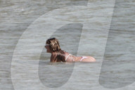 PEOPLE - Heidi Klum und Tom Kaulitz haben zusammen Spass am Strand auf St-Barth 