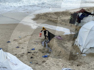 Tents Damaged By Storms - Khan Yunis