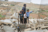 Life in Tents After Demolition - Palestine