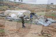 Life in Tents After Demolition - Palestine