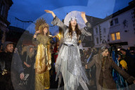 ‘A sense of anarchy and misrule’: the osses, warring oaks and lobbed sprouts of Penzance’s Montol festival