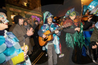 ‘A sense of anarchy and misrule’: the osses, warring oaks and lobbed sprouts of Penzance’s Montol festival