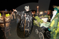 ‘A sense of anarchy and misrule’: the osses, warring oaks and lobbed sprouts of Penzance’s Montol festival